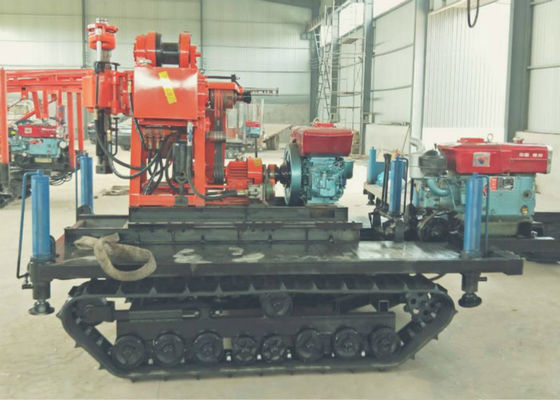 Crawler Mounted Geological Drilling Rig Machine Diesel Power Type For ShiTan Borehole
