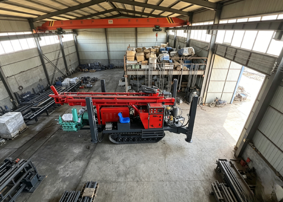 Desert Construction Compact Crawler Drill Machine With Drilling Rods/drilling Bit