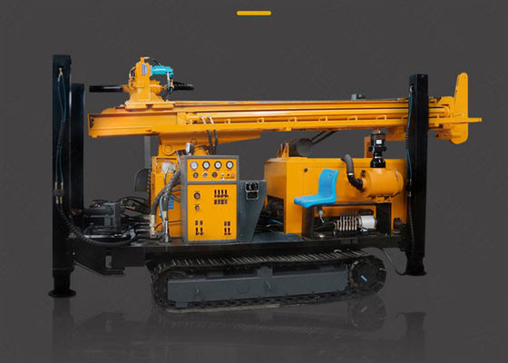 260m Percussive Pneumatic Drilling Rig Crawler Machine