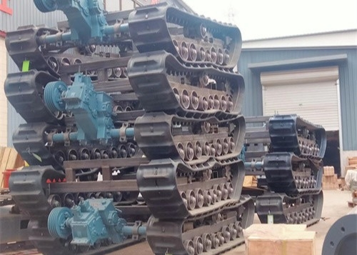 Undercarriage следа Crawler емкости загрузки 1.5MT для машины водяной скважины сверля