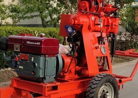 Добывающая буровая установка XY-1 для испытания почвы 100 м глубина 42 мм диаметр стержня