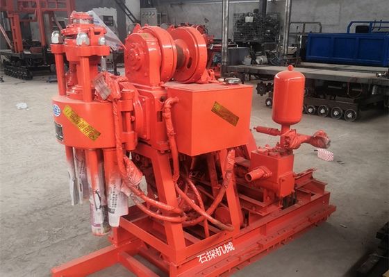 Глубинная испытательная установка с BW 160 грязевым насосом дизельный двигатель 100 м глубина бурения