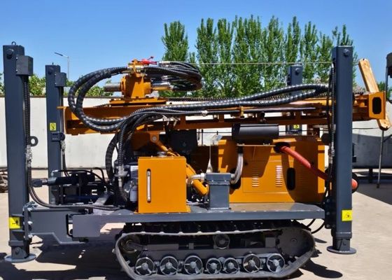Дизельный двигатель глубокая пневматическая буровая установка с BW250 грязевым насосом