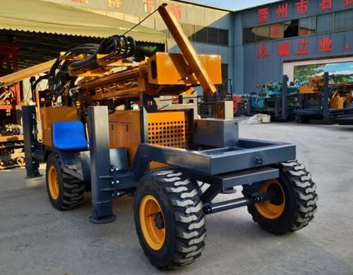 Африка ST260 Тип шины с буровой установкой с насосом для грязи / воздушным компрессором