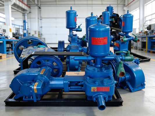 Одноцилиндровое горизонтальное перегонное поршневое оборудование BW 160 для буровой установки