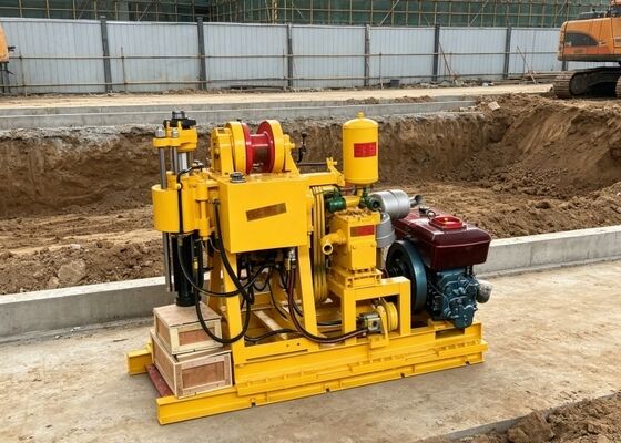 22 HP Дизельная буровая установка Идеально подходит для испытаний почвы и исследования фундамента