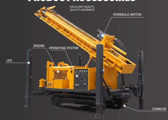 снаряжение сверла 260m 300m 350m 450m дизельным установленное Crawler
