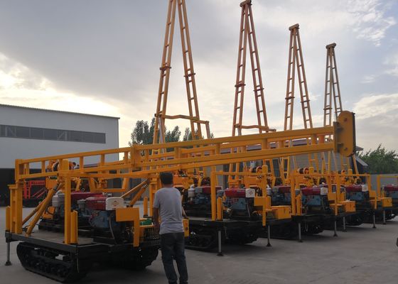 Crawler установил буровую установку водяной скважины 100m небольшую