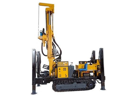Crawler Mobile Drilling Rig Пневматическая сверловая установка Добыча воды Пневматическая двойная сверловая установка