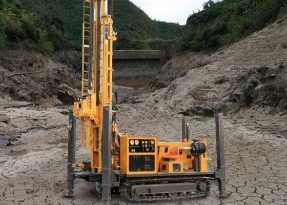 Сверля глубина пневматическая роторная буровая установка Crawler в 400 метров