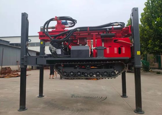 St 200 72kw Дизельный двигатель Большой резиновый кралер с монтированной буровой установкой с индивидуальным диаметром отверстия