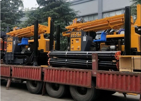 Чернь буровой установки водяной скважины Crawler глубины в 350 метров дизельная