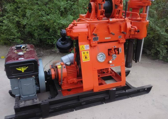 Gk 200 скважина с водой скважина геологическая буровая установка с BW 160 грязевой насос