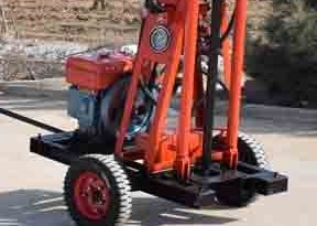 Почва буровой установки инженерства OEM St 50 испытывая с колесами