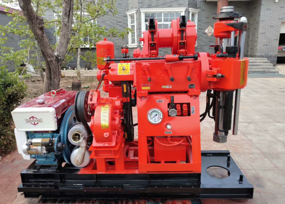 Для геологоразведочных работ Gk 200 Geological Drill Rig Machine с мощным дизельным двигателем