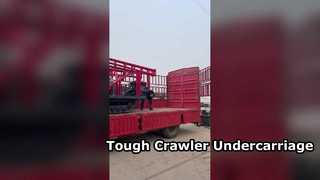 Сверхмощная резиновая гусеничная ходовая часть