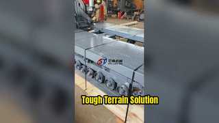 Гусеничная ходовая часть грузоподъемностью 3 тонны Легкая транспортировка
